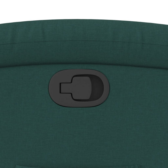 Fotoliu rabatabil verde închis, material textil - WALTI WALTI