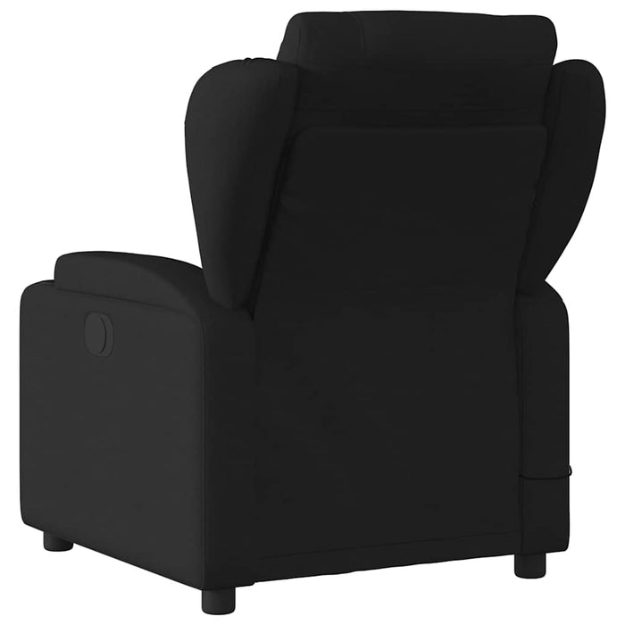Fotoliu reclinabil cu masaj, material textil negru - WALTI WALTI