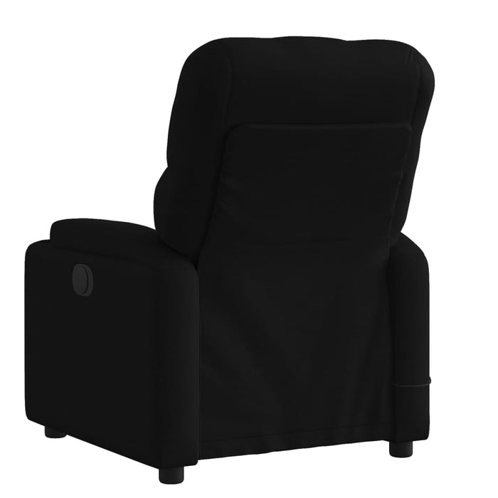 Fotoliu reclinabil cu masaj, material textil negru - WALTI WALTI