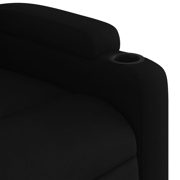 Fotoliu reclinabil cu masaj, material textil negru - WALTI WALTI