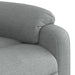 Fotoliu reclinabil cu masaj, gri deschis, material textil - WALTI WALTI