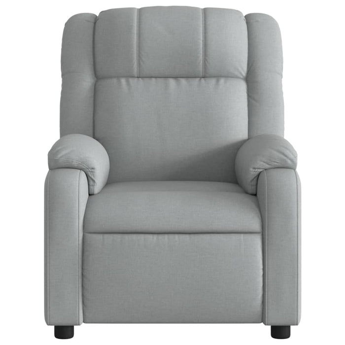 Fotoliu rabatabil gri deschis, material textil - WALTI WALTI