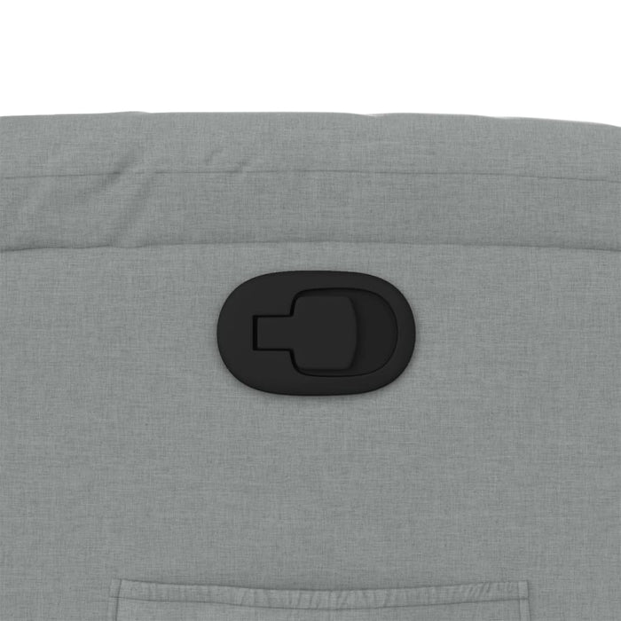 Fotoliu rabatabil gri deschis, material textil - WALTI WALTI