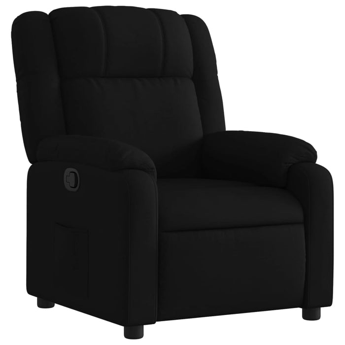 Fotoliu rabatabil din material textil negru - WALTI WALTI