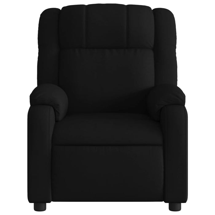 Fotoliu rabatabil din material textil negru - WALTI WALTI