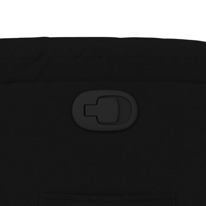 Fotoliu rabatabil din material textil negru - WALTI WALTI