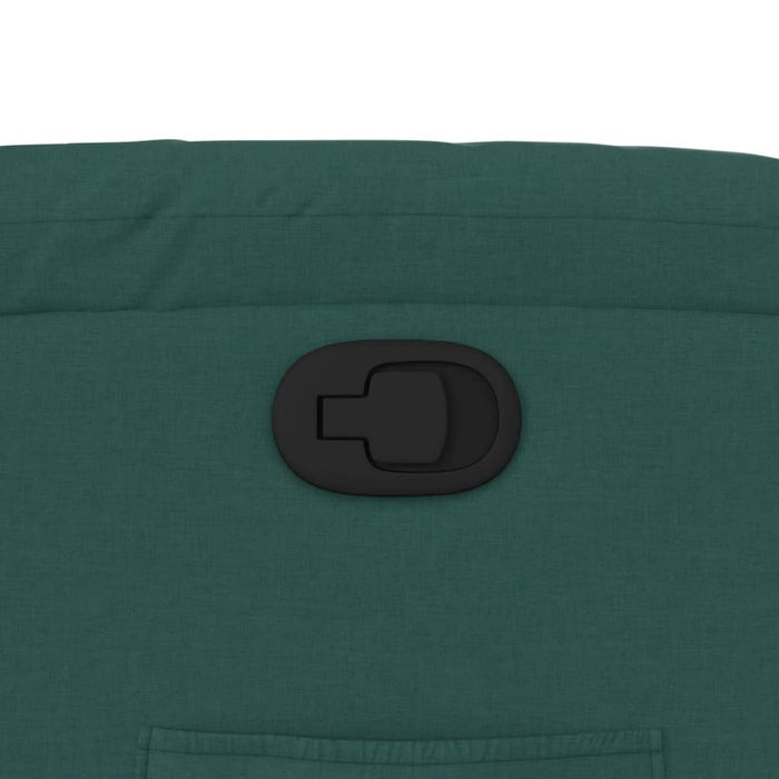 Fotoliu rabatabil verde închis, material textil - WALTI WALTI