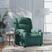 Fotoliu rabatabil verde închis, material textil - WALTI WALTI