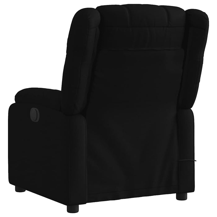 Fotoliu reclinabil cu masaj, material textil negru - WALTI WALTI
