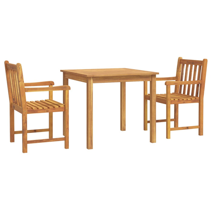 Set mobilier de grădină, 3 piese, lemn masiv de acacia - WALTI WALTI
