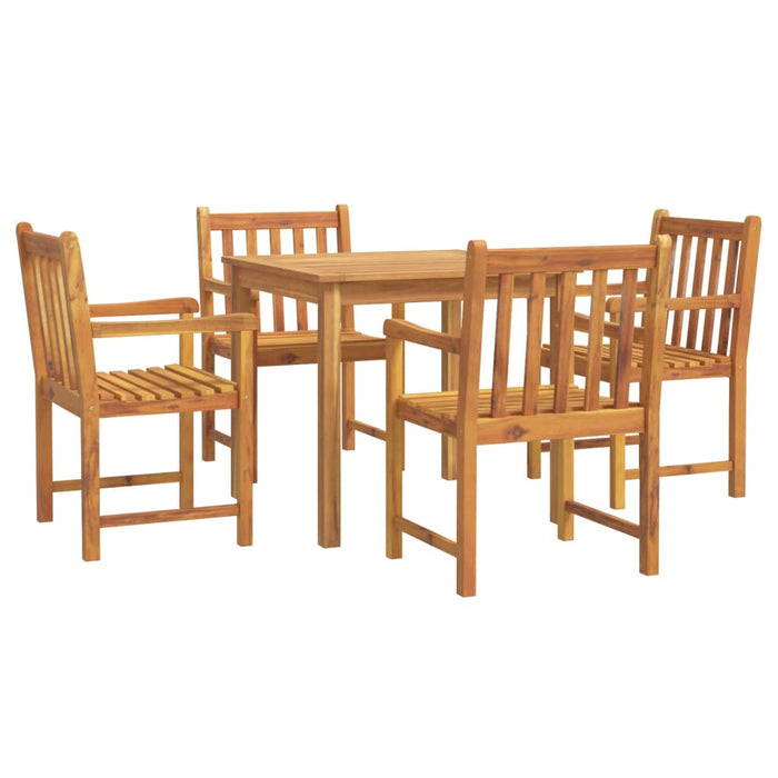 Set mobilier de grădină, 5 piese, lemn masiv de acacia WALTI