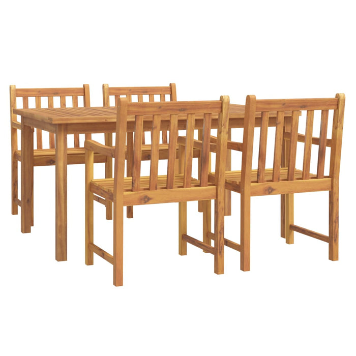 Set mobilier de grădină, 5 piese, lemn masiv de acacia - WALTI WALTI