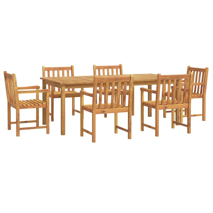 Set mobilier de grădină, 7 piese, lemn masiv de acacia - WALTI WALTI