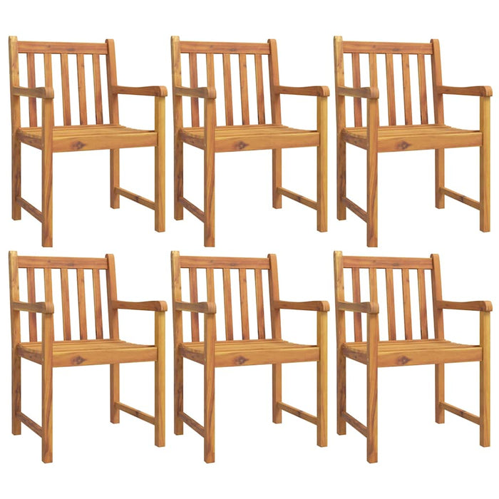 Set mobilier de grădină, 7 piese, lemn masiv de acacia - WALTI WALTI
