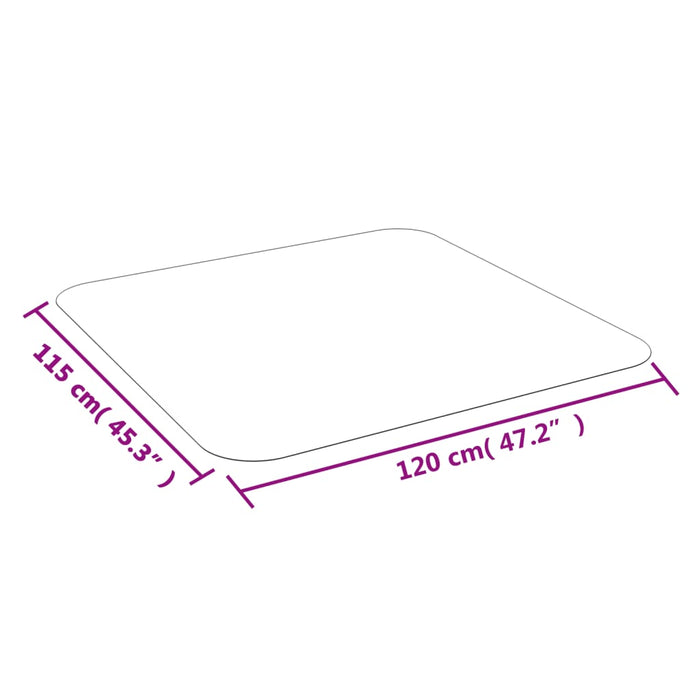 Covoraș pentru podea laminată sau mochetă, 120x115 cm, PVC - WALTI WALTI