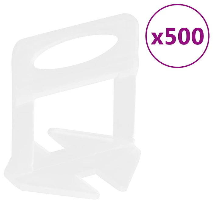 Sistem de nivelare a plăcilor, 250 pene, 500 cleme, 2 mm - WALTI WALTI