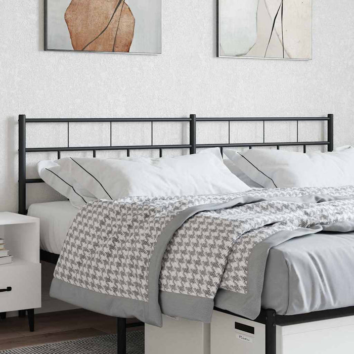 Tăblie de pat de schimb metalică, negru, 160 cm - WALTI WALTI