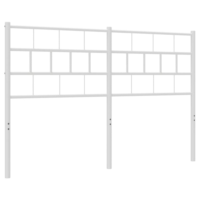 Tăblie de pat metalică, alb, 120 cm - WALTI WALTI