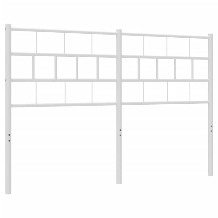 Tăblie de pat metalică, alb, 140 cm - WALTI WALTI