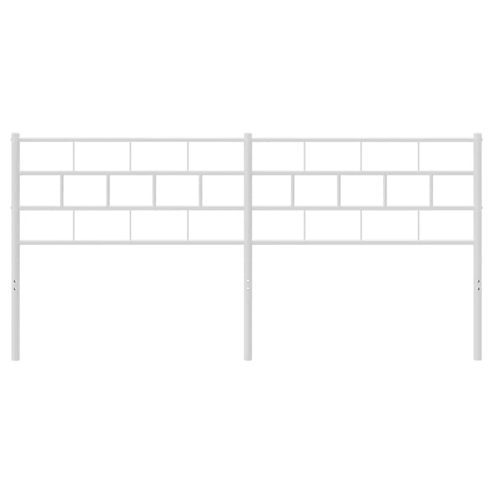 Tăblie de pat de schimb metalică, alb, 193 cm WALTI