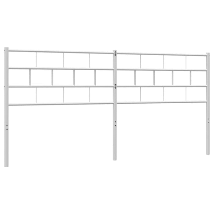Tăblie de pat de schimb metalică, alb, 193 cm WALTI