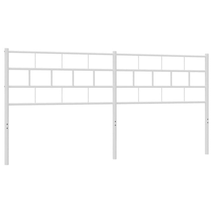 Tăblie de pat de schimb metalică, alb, 200 cm WALTI