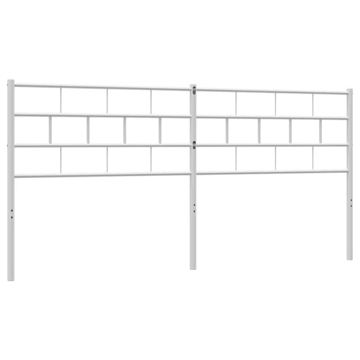Tăblie de pat de schimb metalică, alb, 200 cm WALTI