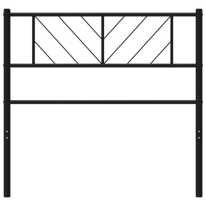 Tăblie de pat metalică, negru, 75 cm - WALTI WALTI