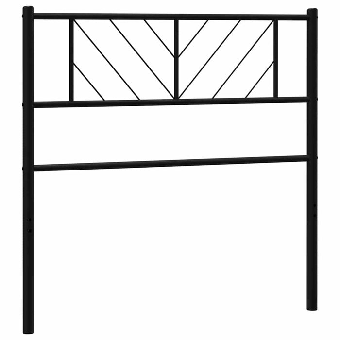 Tăblie de pat de schimb metalică, negru, 100 cm WALTI