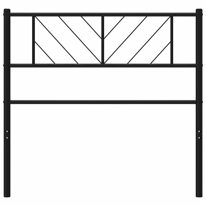 Tăblie de pat de schimb metalică, negru, 100 cm WALTI