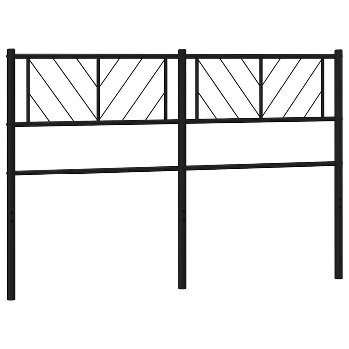 Tăblie de pat de schimb metalică, negru, 135 cm WALTI