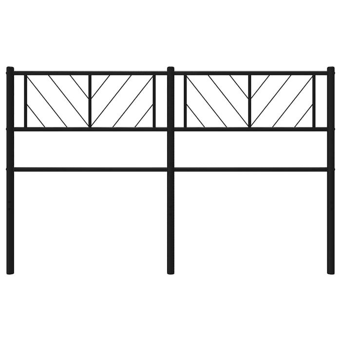Tăblie de pat de schimb metalică, negru, 135 cm WALTI