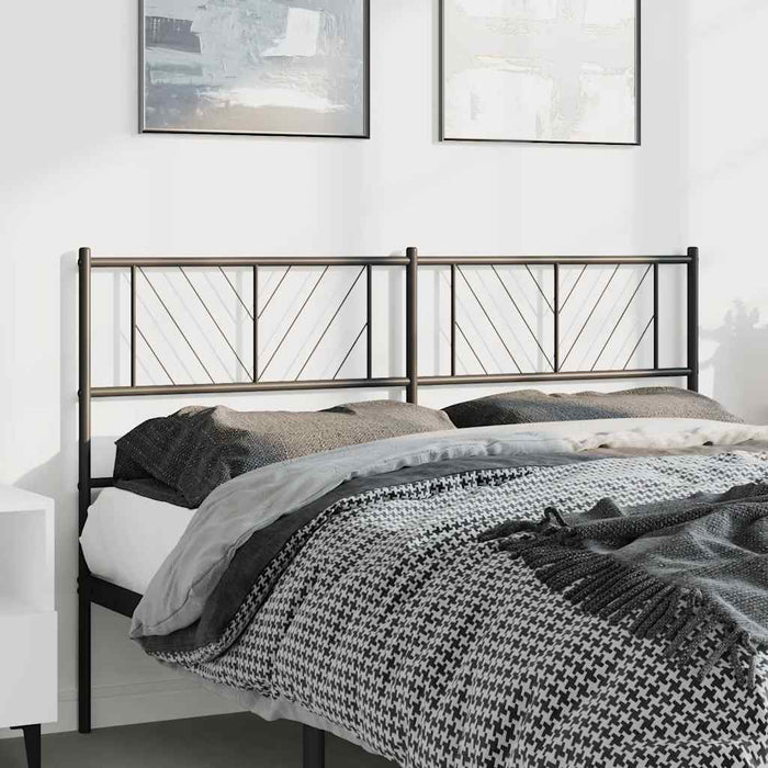 Tăblie de pat de schimb metalică, negru, 150 cm - WALTI WALTI