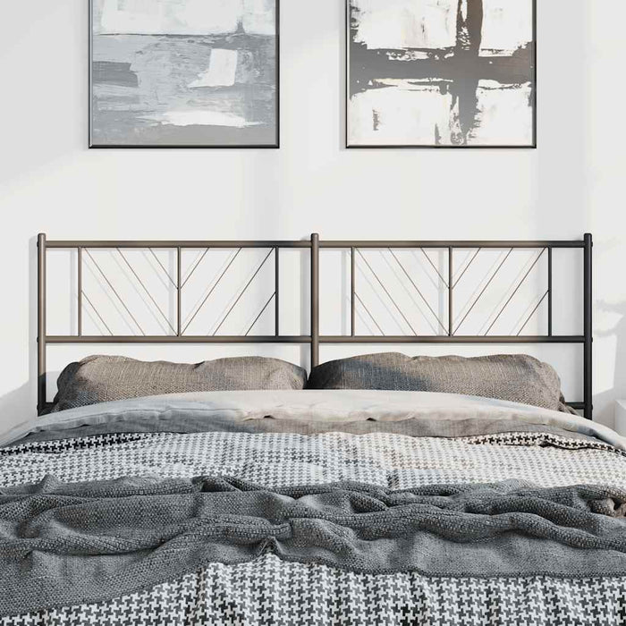 Tăblie de pat de schimb metalică, negru, 150 cm - WALTI WALTI