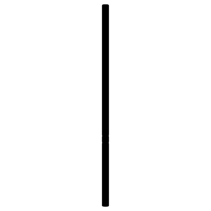 Tăblie de pat de schimb metalică, negru, 193 cm WALTI