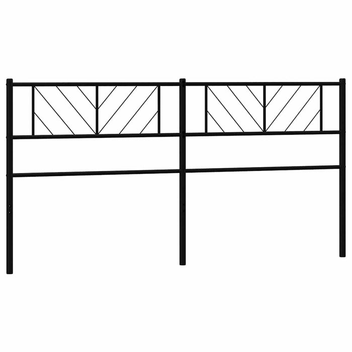 Tăblie de pat de schimb metalică, negru, 193 cm WALTI