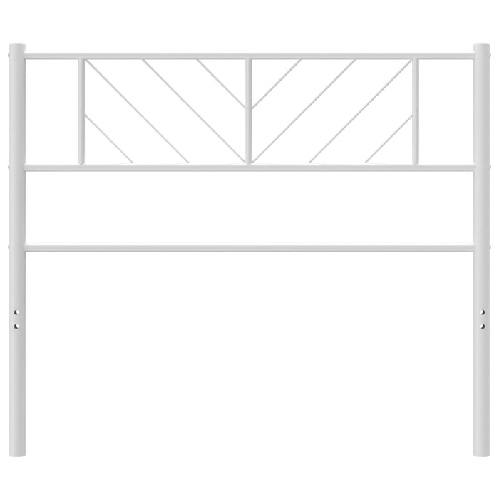 Tăblie de pat metalică, alb, 75 cm - WALTI WALTI