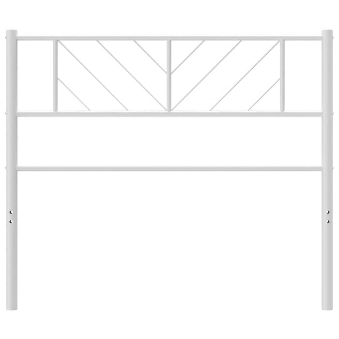 Tăblie de pat de schimb metalică, alb, 90 cm WALTI