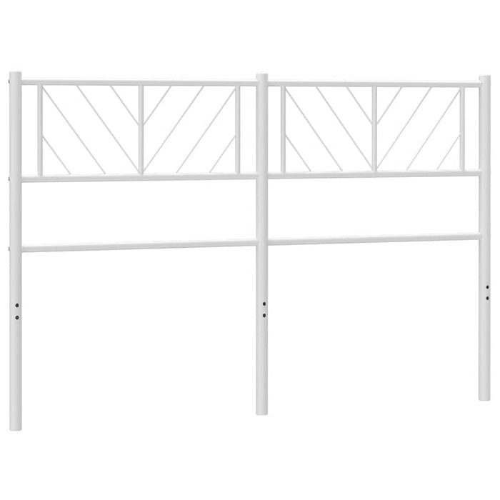 Tăblie de pat de schimb metalică, alb, 135 cm WALTI