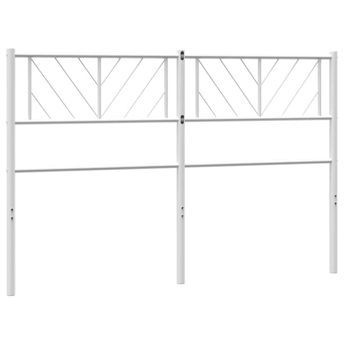 Tăblie de pat de schimb metalică, alb, 135 cm WALTI