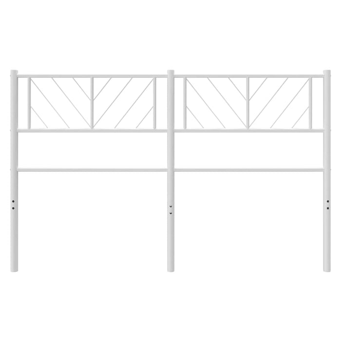 Tăblie de pat de schimb metalică, alb, 150 cm WALTI