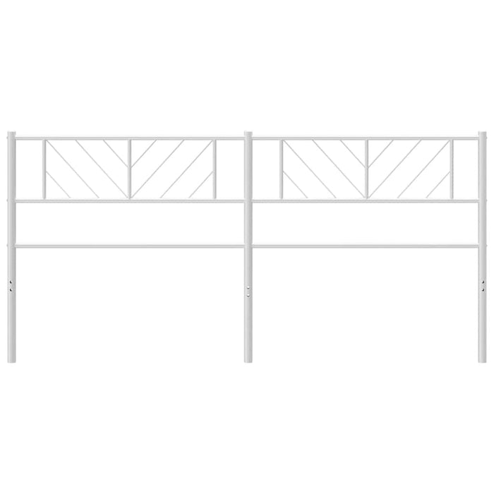 Tăblie de pat de schimb metalică, alb, 180 cm WALTI
