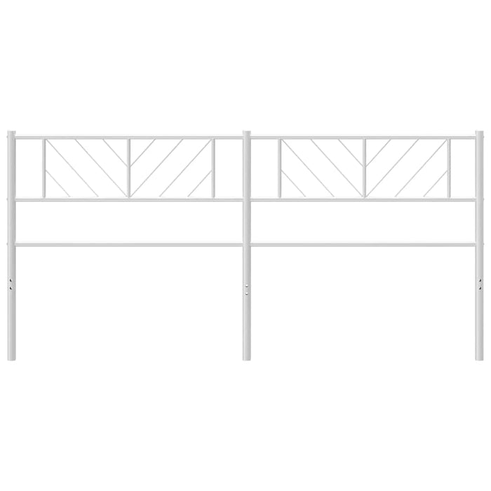 Tăblie de pat de schimb metalică, alb, 193 cm WALTI