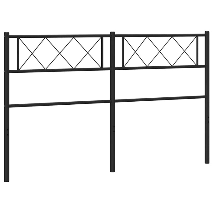 Tăblie de pat de schimb metalică, negru, 120 cm WALTI