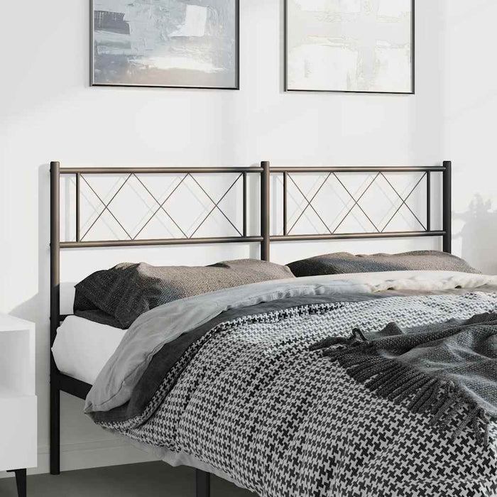 Tăblie de pat de schimb metalică, negru, 135 cm - WALTI WALTI