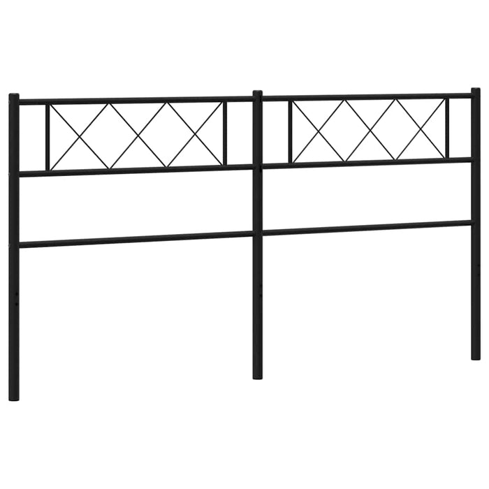 Tăblie de pat de schimb metalică, negru, 160 cm WALTI