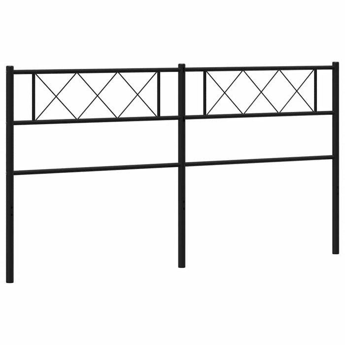 Tăblie de pat de schimb metalică, negru, 180 cm WALTI