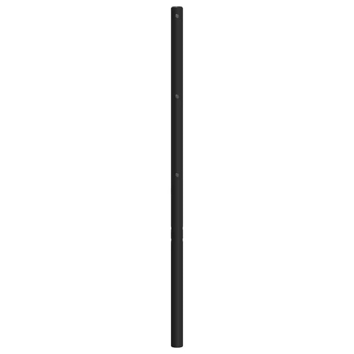 Tăblie de pat de schimb metalică, negru, 200 cm WALTI