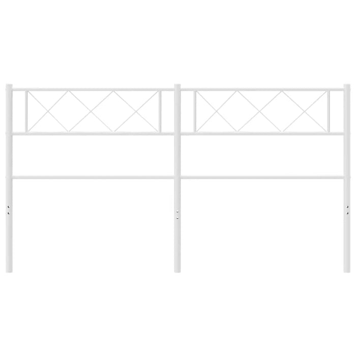 Tăblie de pat de schimb metalică, alb, 135 cm WALTI