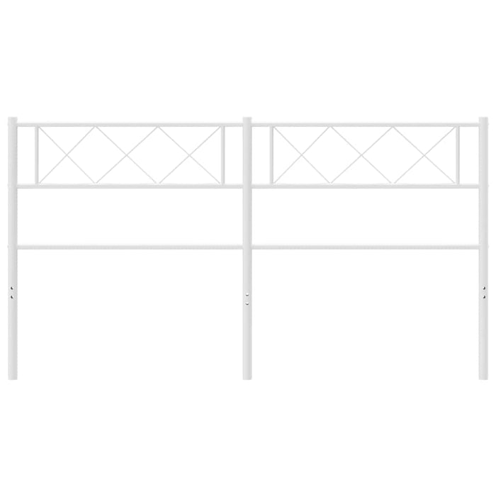 Tăblie de pat de schimb metalică, alb, 150 cm WALTI